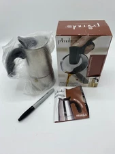 Primula Stainless Steel Stovetop Espresso/Moka Pot Coffee Maker, 4-Cup-ship free