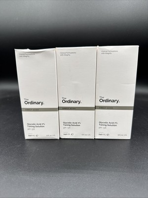 The Ordinary Direct Acids Lot Of 3 New 8 Oz Bottles