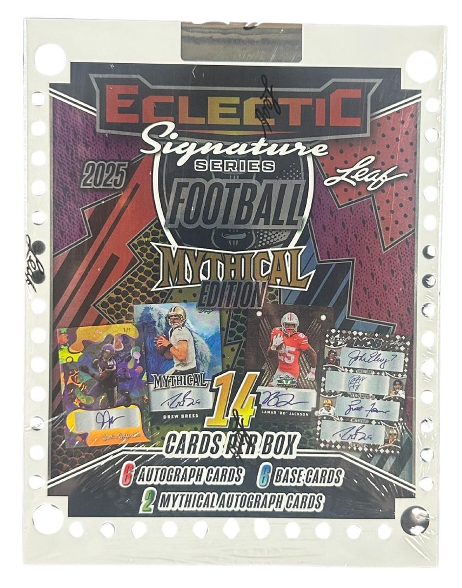 2025 Leaf Eclectic Signature Series Football Mythical Box | eBay