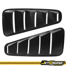 Fits 10-14 Ford Mustang OE Style Side Quarter Window Louver Sun Shade Cover 2pcs