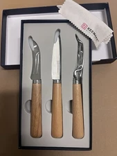 KEEMAKE 3PCS Paring Peeling Knife Set Stainless Steel Cutlery Slicing Tools