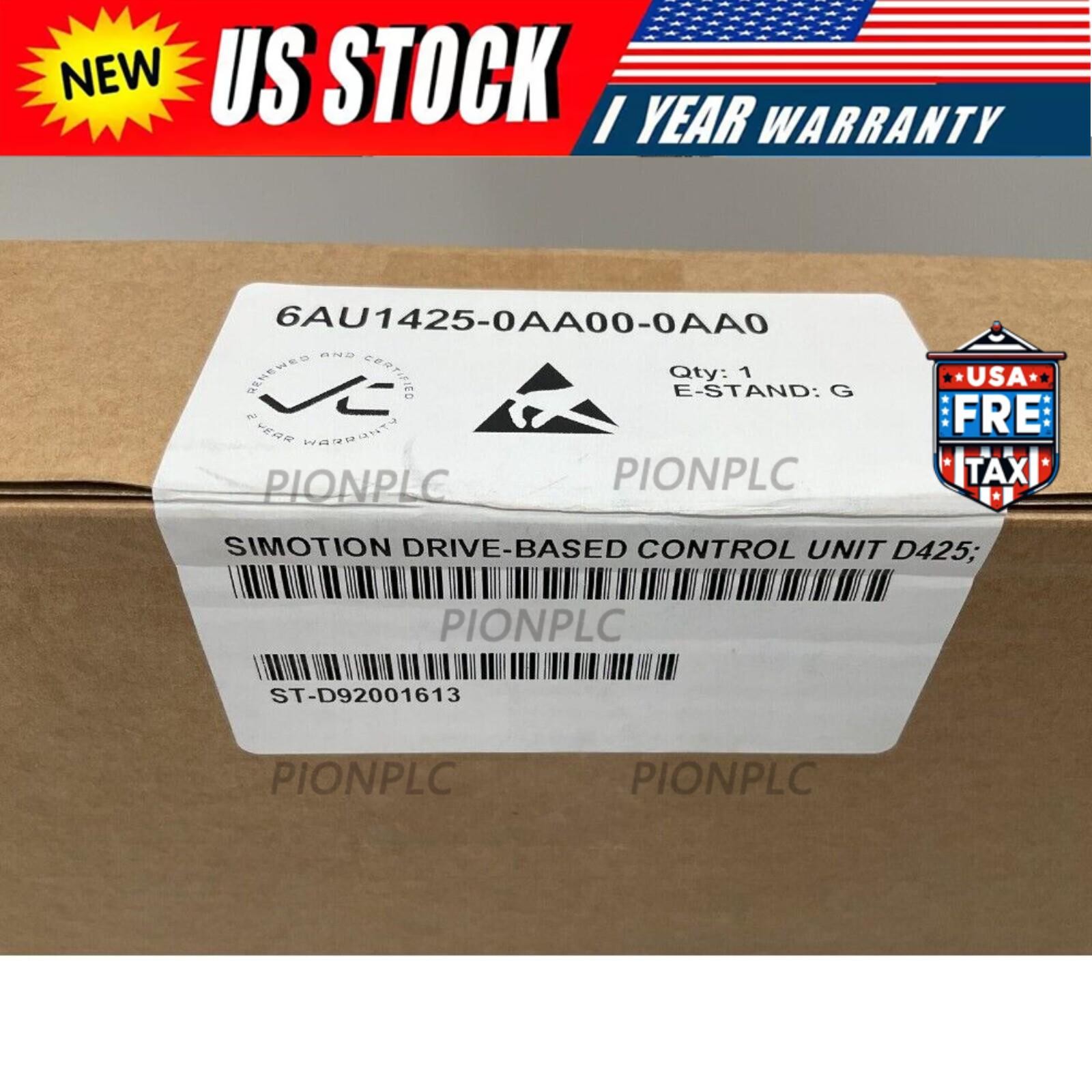 New Siemens 6AU1425-0AA00-0AA0 SIMOTION DRIVE-BASED CONTROL 6AU1 425-0AA00-0AA0