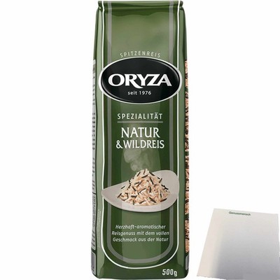 Oryza Natur und Wildreis 500g Packung usy Block