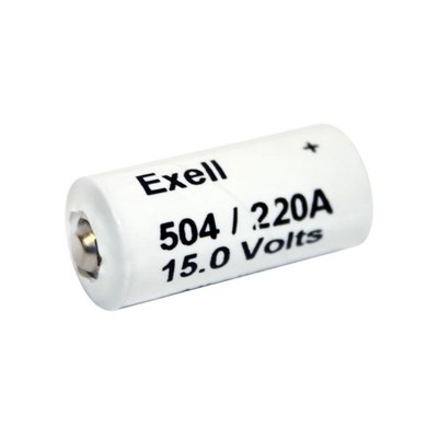 Exell Battery A220/504A 10F15, 220A, 2500, 504, 504A, A220, A504, B154, BA332/U