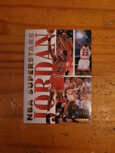 1993-94 Fleer NBA Superstars #7 Michael Jordan Insert Card Bulls HOF