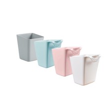4 Colors Hanging Cup Holders,Rolling Cart ,Storage Bins