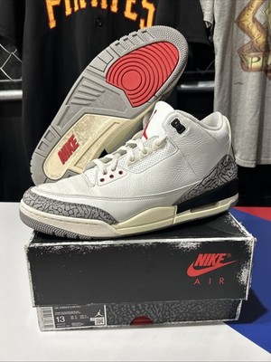 Air Jordan 3 Retro ''WHITE CEMENT REIMAGINED'' 2023 - Size 13 - dn3707 100 (9086..