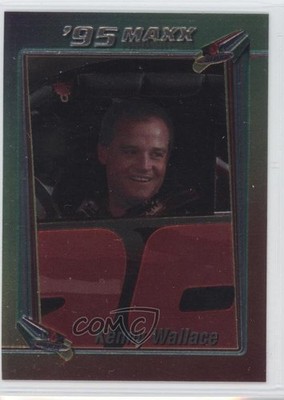 1995 Maxx Premier Plus Chromium Kenny Wallace #53 0i1