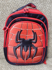 Spiderman kids Backpack New without tags, Red  Black Spider Zipper