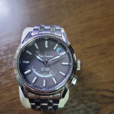 Citizen xC Eco-Drive Radio-Controlled Gray Analog Men's Wristwatch