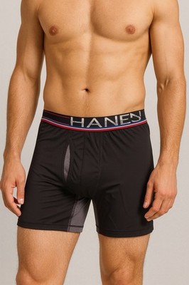 NEW! HANES X Temp Total Support Men s Boxer Briefs Anti Chafing Underwear S 3 PK