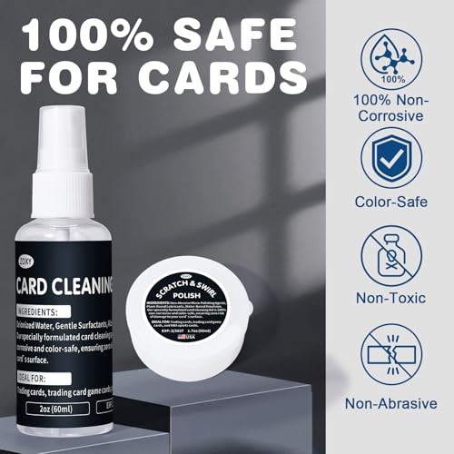  Trading Card Cleaning Kit – Boost Grading Score & Restore Collectible Value | 