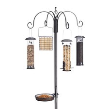 North States Bird 1862 Ultimate Station Birdfeeder, Black