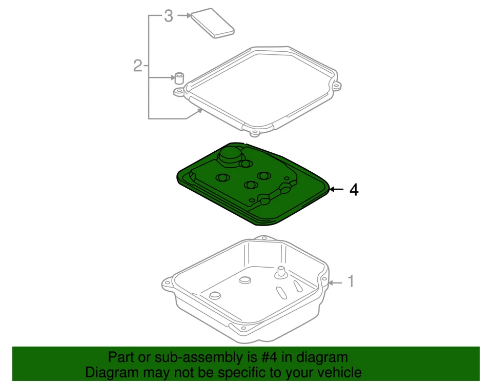 Filtro de aceite de transmisión original Volkswagen 01M-325-429 Foto 2 de 4