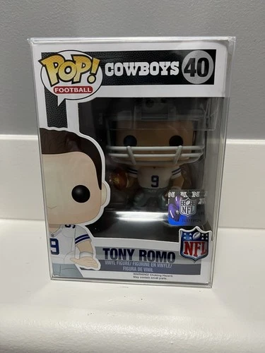 Funko Pop! Tony Romo Football #40 Dallas Cowboys NFL Vaulted + Protector