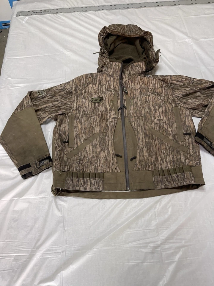 Drake Guardian Elite Flooded Timber Jacket- Shell Weight Mossy Oak Bottomland M - Image 2 of 4
