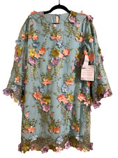 Mestiza By New York Floral Appliqué Dress Size Small New With Tags