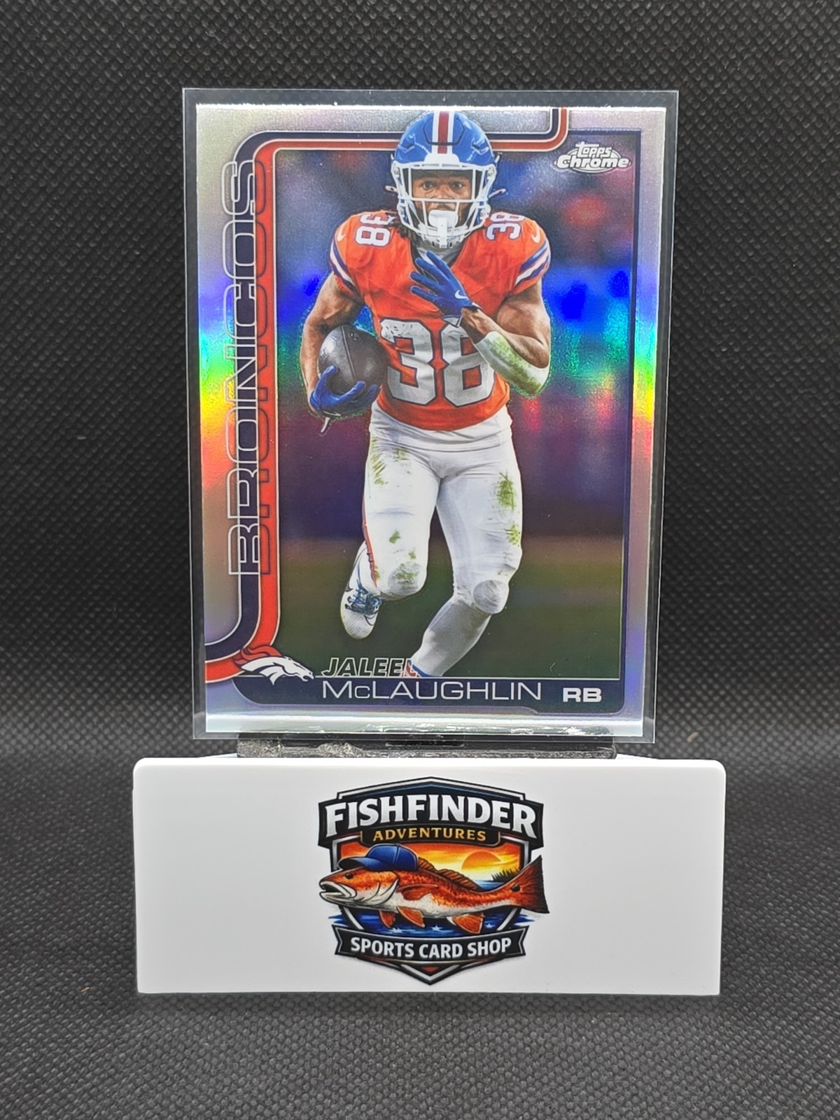 2025 Topps Chrome - Jaleel McLaughlin #90 Refractor