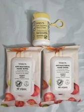 Antibacterial Hand Wipes Bundle 100 Wipes Total