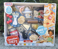 Little Tikes Creative Chefs Pie Kit 22 Realistic Cooking Accessories NEW