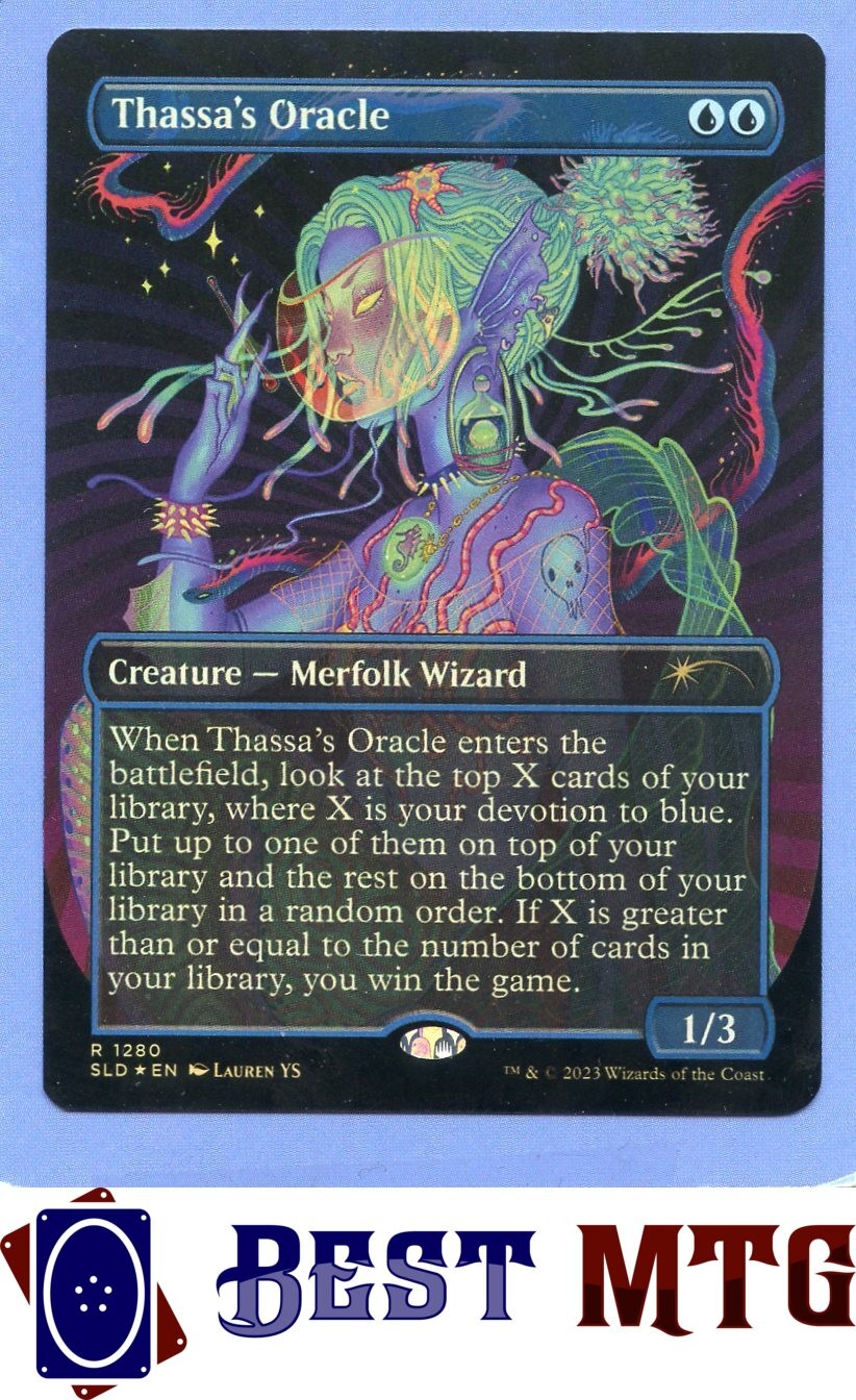 Magic The Gathering MTG Thassa's Oracle 1280 Foil #C Secret Lair Drop