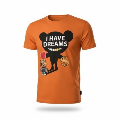 I Have Dreams Graphic Tee Switch Remarkable Limited Edition Orange  SZ XL EUC
