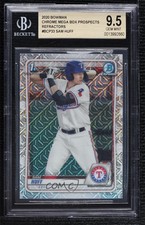 2020 Bowman Chrome Prospects Mega Box Mojo Refractor Sam Huff BGS 9.5 0nr3