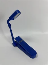 Vintage Mighty Bright Clip-On Book Light Tested Works Well Takes 4 AA Batteries