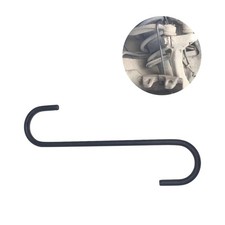  2 Pcs Metallkleiderbügel Autoaufhänger Bremssattellack Silber Autohaken