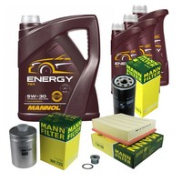 Mann Inspektionspaket 8L Mannol Energy 5W-30 FüR Audi A6 Avant S6 Quattro 4.2