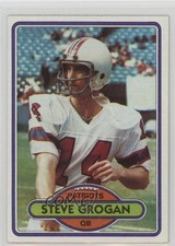 1980 Topps Steve Grogan #435 0p6