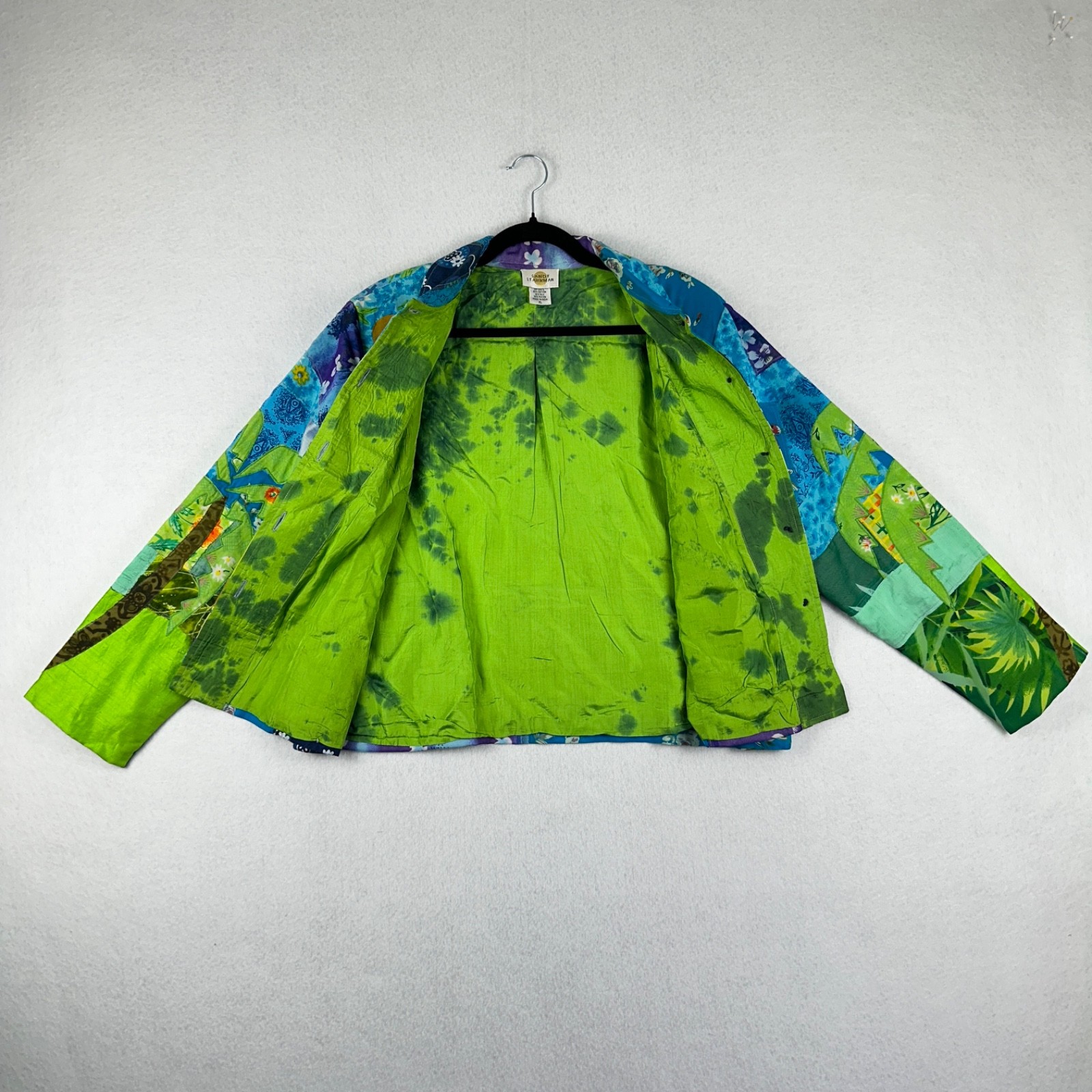 Vintage Sandy Starkman Patchwork Jacket Women Sz … - image 4