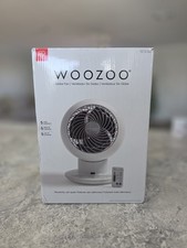 Woozoo PCF-SC15T Table Fan Remote Multi-Directional Oscillation White