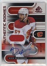 2022 SP Game Used Authentic Rookies Red Jersey /149 Nick DeSimone #214 Auto 5i2