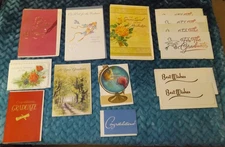 14 vintage Assorted Graduation Congratulations Cards unused