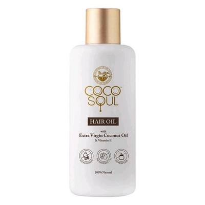 Coco Soul Hair Oil with Extra Virgin Coconut Oil & Vitamin E For Healthy Hair