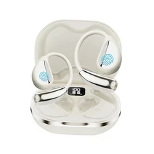 AI Language Translator Earbuds, OWS Real-Time 3-in-1 Translation Earbuds White