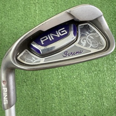 【レフティ】 レディース PING Serene 7番アイアン ULT210 A Ping Serene 7 Iron Red Dot Ladies Womens Flex ULT210 Lite Flex
