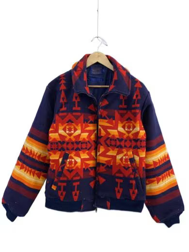 PENDLETON/Jacket/M/Wool/RED/All-over pattern// - image 1