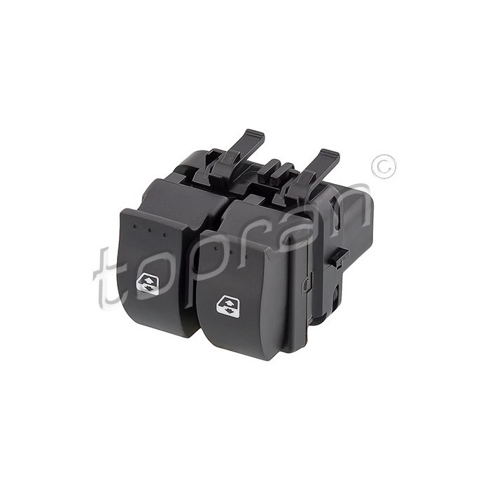 Platine lève vitre Megane II commande conducteur 4 boutons confort