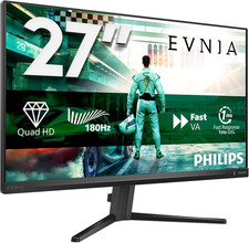 Philips 27M2N3500AM 27 Inch WQHD Gaming Monitor 180Hz, Fast VA Panel, 0.5Ms MPRT