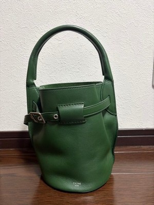 Celine Big Bag Bucket Nano Green Shoulder Bag
