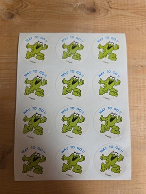 Vintage 1980s Trend Scratch And Sniff Stinky Stickers SPEARMINT
