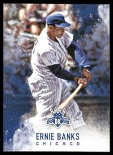 2017 Panini Diamond Kings - Ernie Banks #10 Swinging Bat