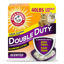 ARM  HAMMER Double Duty Clumping Cat Litter Odor Control Scented 40 lb