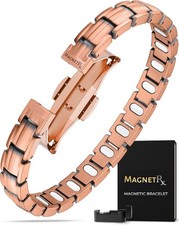 MagnetRX Copper Magnetic Effective Bracelet for Women EllipseMAX Gold Classic