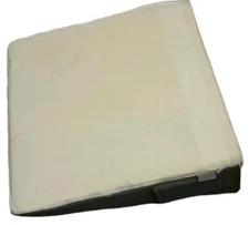 COZYMAKER BED WEDGE PILLOW 23" X 24" X 7.5" White NEW OPEN BOX 