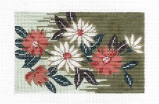 Chrysanthemum Flowers Multi-Color handpainted Needlepoint Canvas BD Series LEE