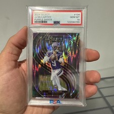 2024 PANINI SELECT PURPLE SHOCK #24 JJ MCCARTHY ROOKIE RC /360 PSA 10