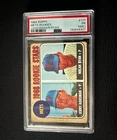 1968 Topps Mets Rookie Star Nolan Ryan Rookie BaseballCard RC Graded PSA 1  #177